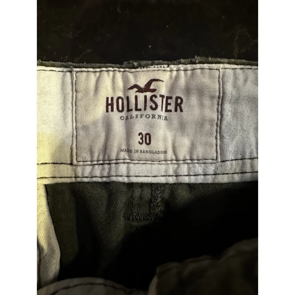 Vintage Hollister Mens Size 30(actual 32) Waist Cargo Shorts Army/olive GreenY2K
